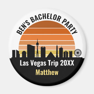 Las Vegas Strip Sunset Anpassningsbar Vacation Magnet