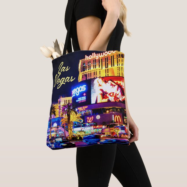 Las Vegas Strip Women's Tote Bag Tygkasse (Närbild)