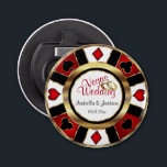 Las Vegas Styled Bröllop - Guld, White & Red Flasköppnare<br><div class="desc">Flaska-öppnare. Personalisera Las Vegas Stil Bröllop - Guld, Röda och vita. 📌 Om du behöver anpassa ytterligare klickar du på knappen "Klicka för att anpassa ytterligare" eller "Anpassa eller redigera design"och användor verktyg för att ändra storlek, rotera, ändra text färg, lägga till text och så mycket mer som möjligt. ⭐...</div>