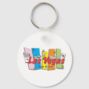 Las-Vegas-Synda-Stad Nyckelring
