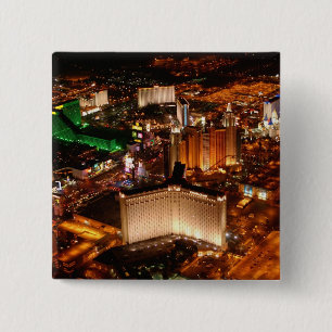 Las Vegas-synen från en blixt Knapp