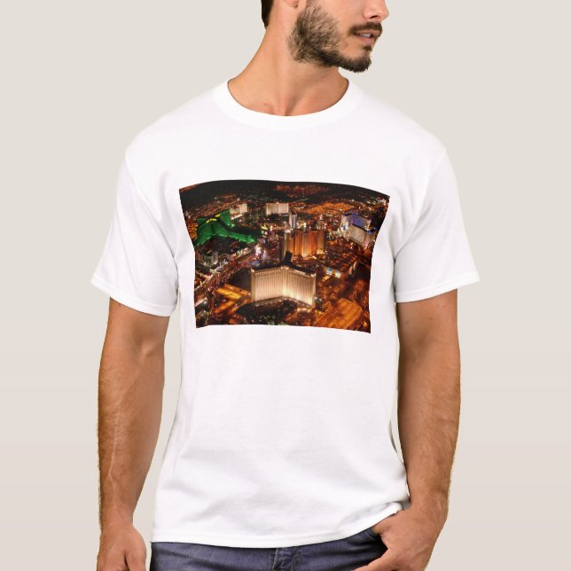 Las Vegas-synen från en blixt Tee (Framsida)