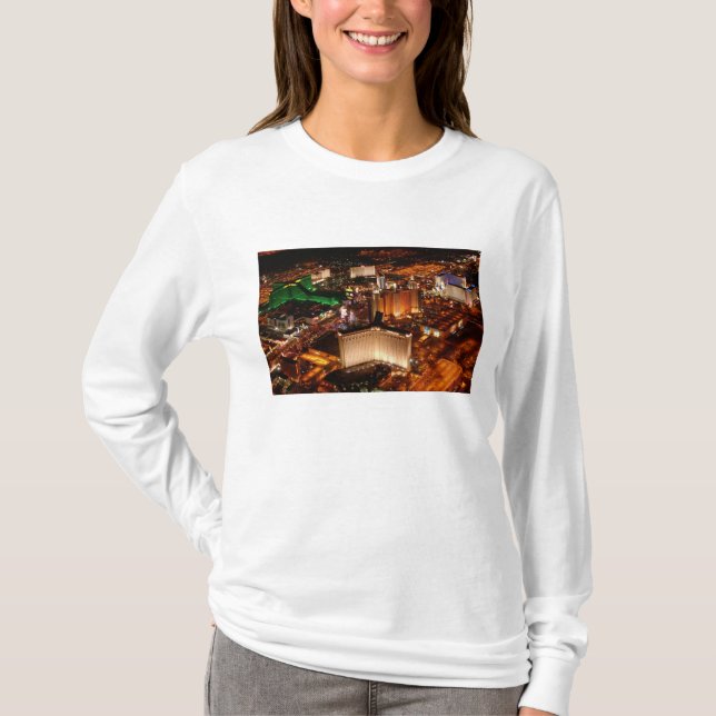 Las Vegas-synen från en blixt Tee Shirt (Framsida)