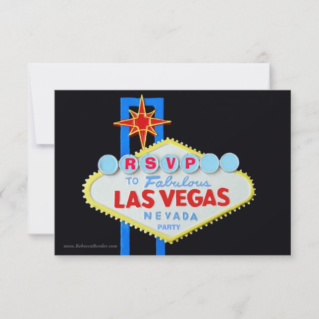 Las Vegas Temaparty OSA-hölje OSA Kort (Framsida)
