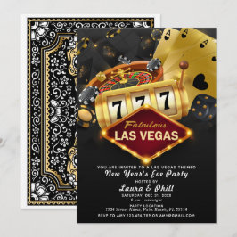 Las Vegas ThLED Nyårsafton Party Inbjudningar