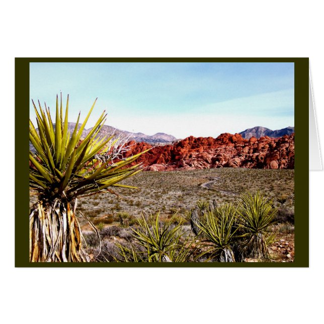 Las Vegas Tours: Red Sten Canyon OBS Kort (Framsidan Horizontal)