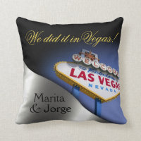 Las Vegas undertecknar Herr & Fru Nygift person |