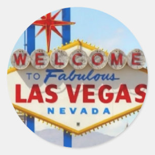 Las Vegas undertecknar klistermärken