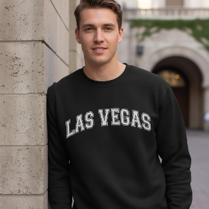 LAS VEGAS Universitetsstilsvärmare Högskola Lång Ärmad Tröja
