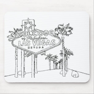 Las Vegas Vacation Teckning Vacation Art Traveling Musmatta