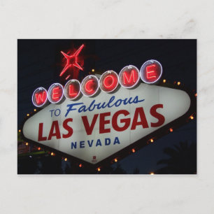 Las Vegas Välkommen Vykort