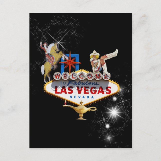 Las Vegas Välkomstinloggning på startsidan Vykort (Framsida)
