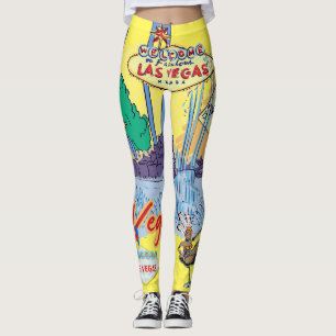 Las Vegas Välkomstsignal Leggings