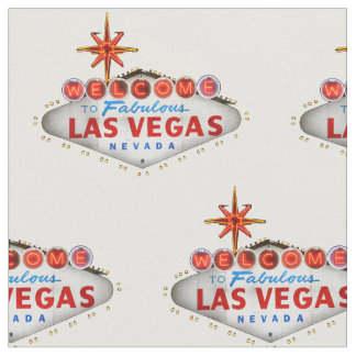 Las Vegas Välkomstsignatur Fabric Tyg