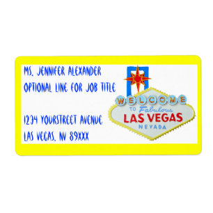 Las Vegas Välkomstsignering Fraktsedel