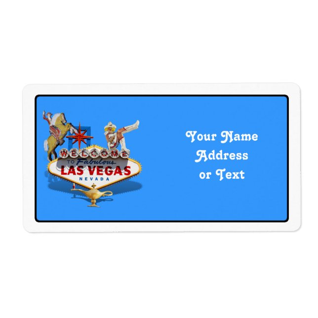 Las Vegas Välkomstsignering Fraktsedel (Framsidan)