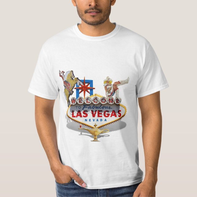 Las Vegas Välkomstsignering Tee (Framsida)