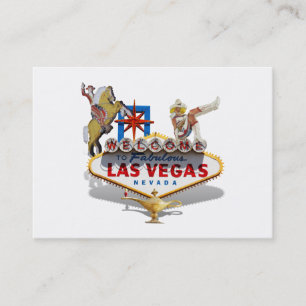 Las Vegas välkomstskylt Visitkort