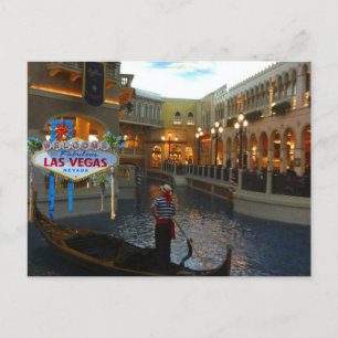 Las Vegas Venetian Gondola Vykort