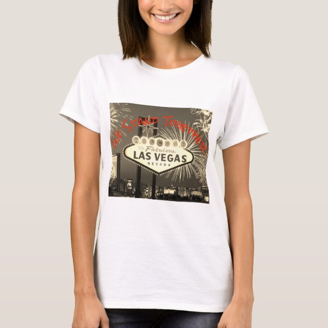 Las Vegas Vi står tillsammans Tee Shirt (Framsida)