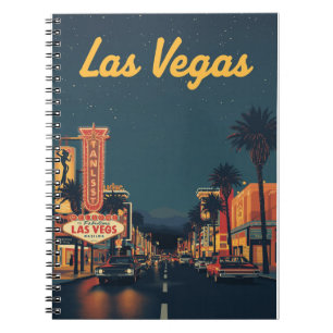Las Vegas Vintage Anteckningsbok