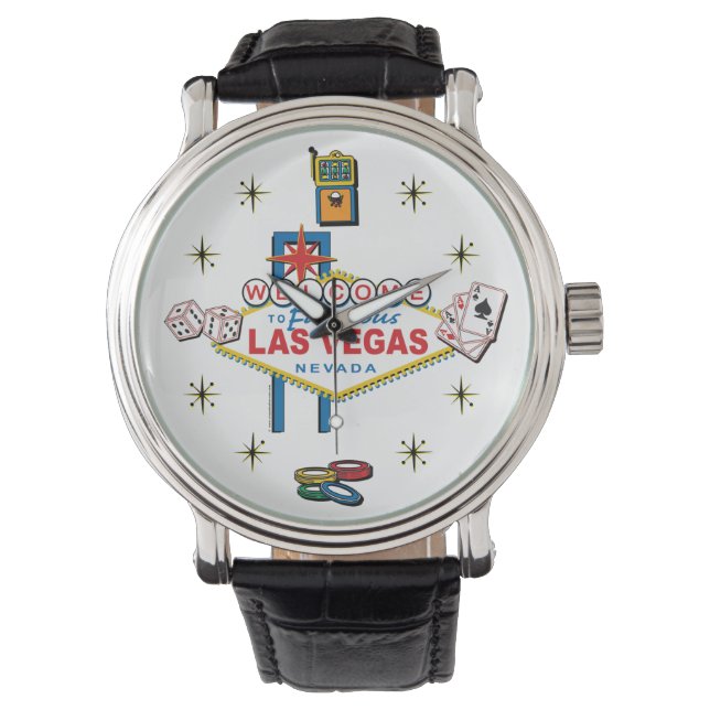 Las Vegas Vintage Armbandsur (Framsida)