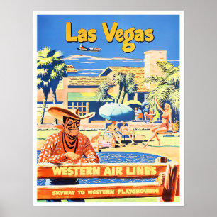 Las Vegas vintage resor poster