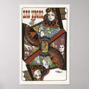 Las Vegas vintage resoraffisch Poster