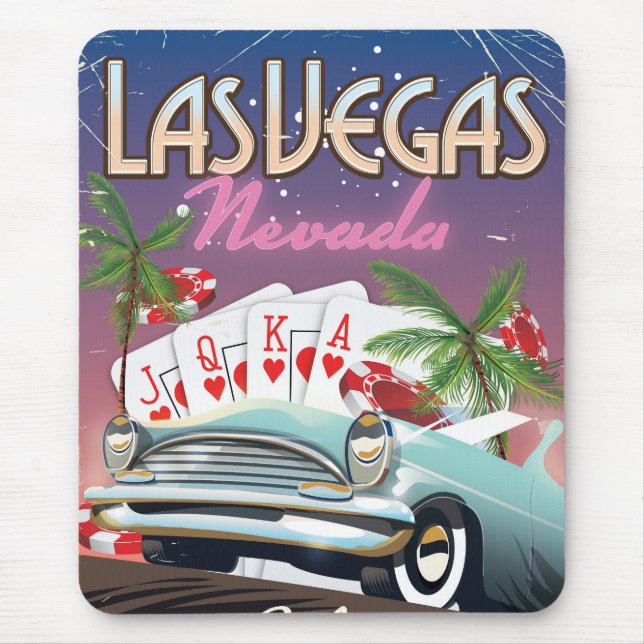 Las Vegas vintage stil semester poster Musmatta (Framsidan)