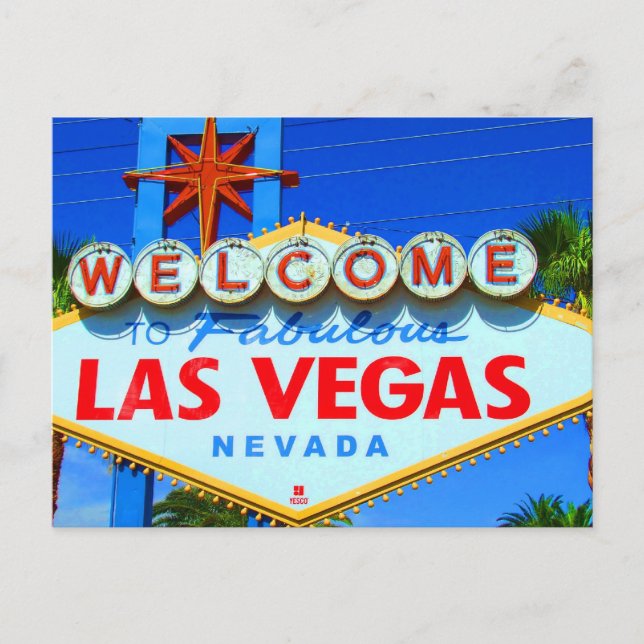 Las Vegas vykort (Framsida)