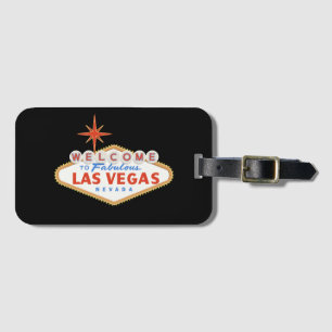 Las Vegas Wedding Favor Luggage Tag Bagagebricka