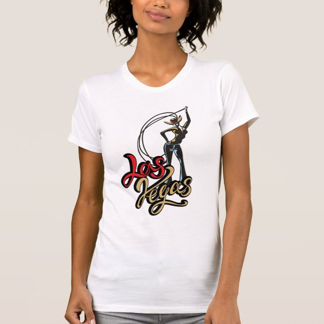 Las Vegas Women Rodeo T Shirt (Framsida)