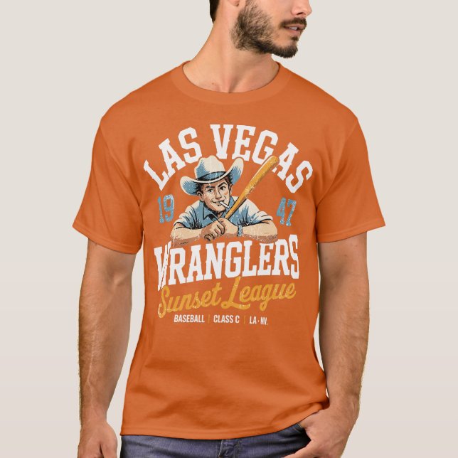 Las Vegas Wranglers T Shirt (Framsida)
