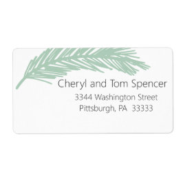 Läsa adressetikett för minimal returadress fraktsedel