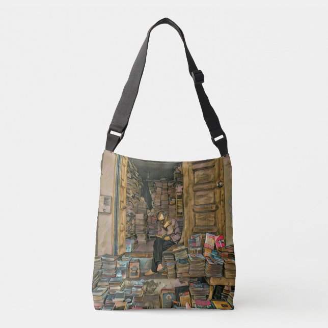 Läsa Älskare Gift for Bibrarian Axelväska (Framsida)
