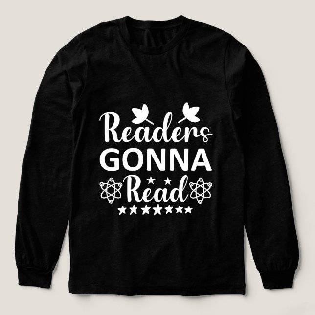 läsa älskare t shirt (Design framsida)