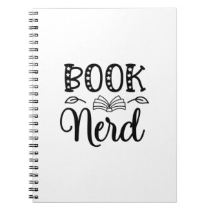 Läsa Art Bok Nerd Anteckningsbok