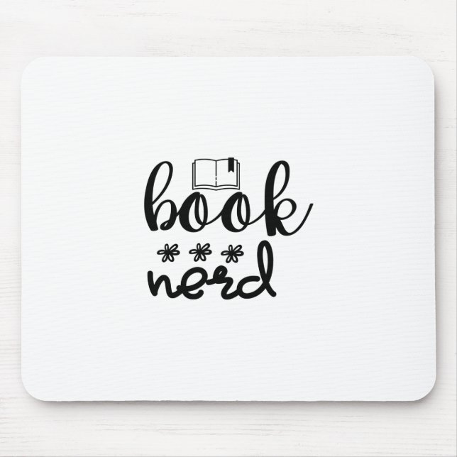 Läsa Art Bok Nerd Musmatta (Framsidan)