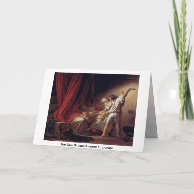 Låsa av Jean-Honore Fragonard Kort (Framsida)
