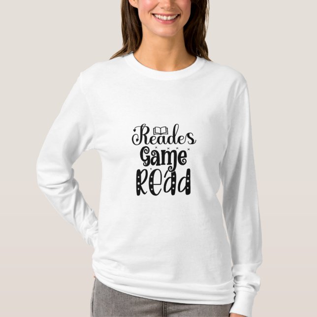 Läsa bildläsningar - spelläsning t shirt (Framsida)