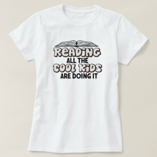 Läsa Bok Älskare T-Shirt