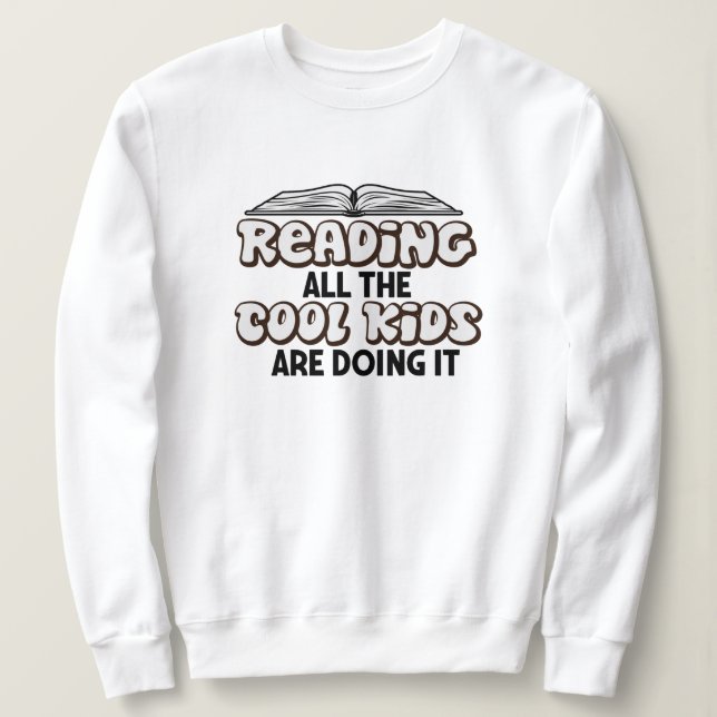 Läsa Bok Älskare T-Shirt (Design framsida)