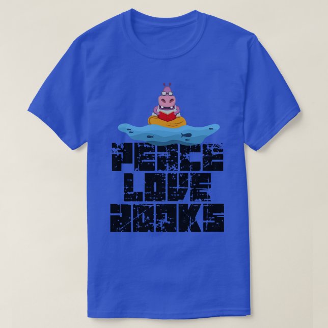 Läsa Bokar Gift T Shirt (Design framsida)