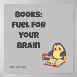 Läsa bokar motivering och poster