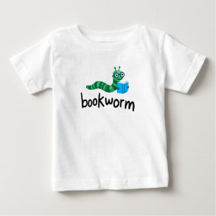 Läsa budddy Cute Bookworm med Bok T Shirt