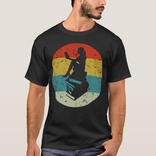 läsa flicka t shirt (Framsida)