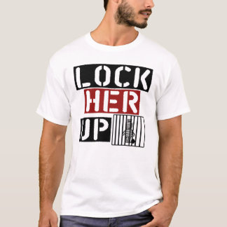 Låsa henne upp krokiga Hillary Clinton 2016 T-shirt