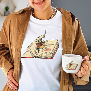 Läsa hjälper ditt sinne att blåsa kvinnor i Wildbl T Shirt