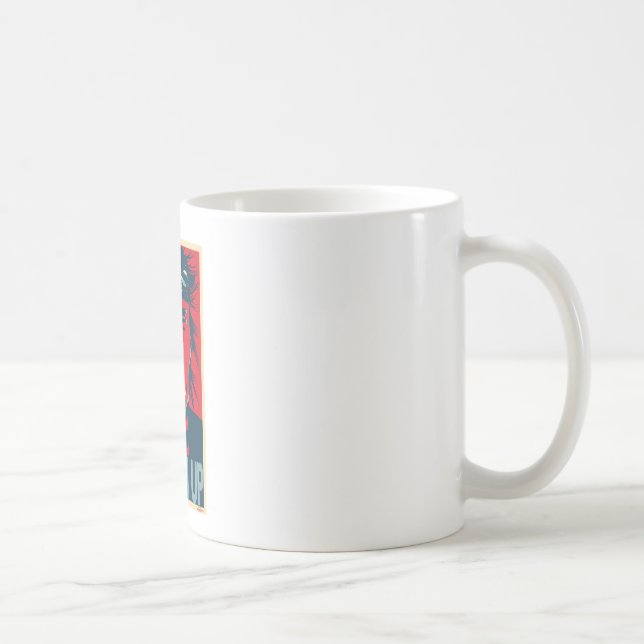 LÅSA HONOM UPP denTrumf hoppaffischen Kaffemugg (Höger)