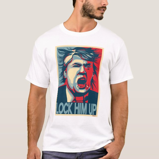 LÅSA HONOM UPP denTrumf hoppaffischen Tee (Framsida)